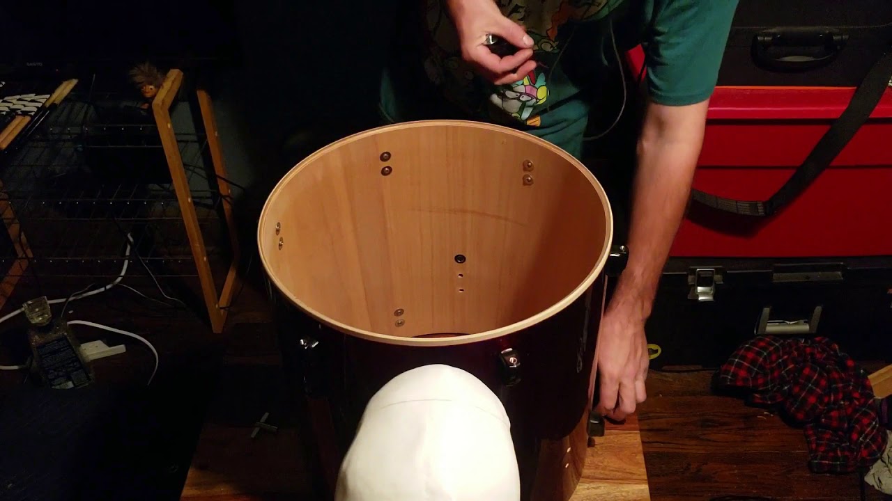 ASMR Refinishing a Drum Set Stage One Disassembly (1 of 2) YouTube