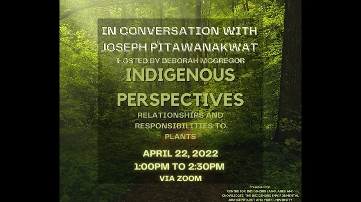 In Conversation with Joseph Pitawanakwat: Hosted b...