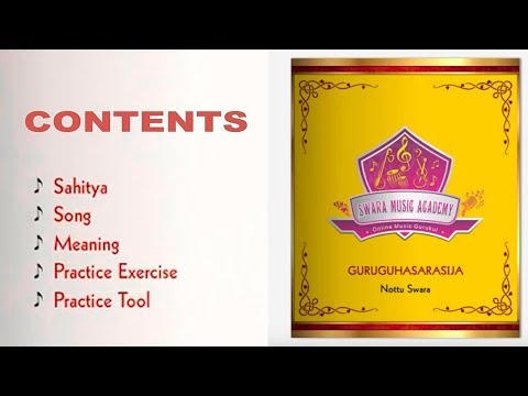 Guruguhasarasija | Nottuswara | #SwaraMusicAcademy