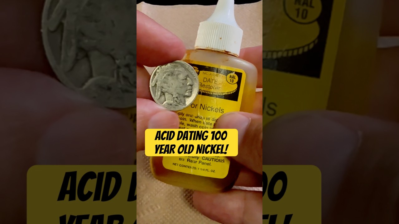 Putting Acid On 100 Year Old Buffalo Nickel!
