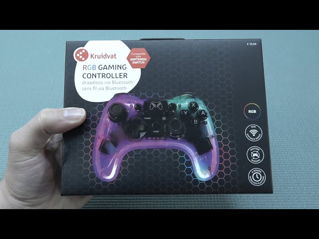 Tech Rebellion Wireless Nintendo Switch Controller Unboxing