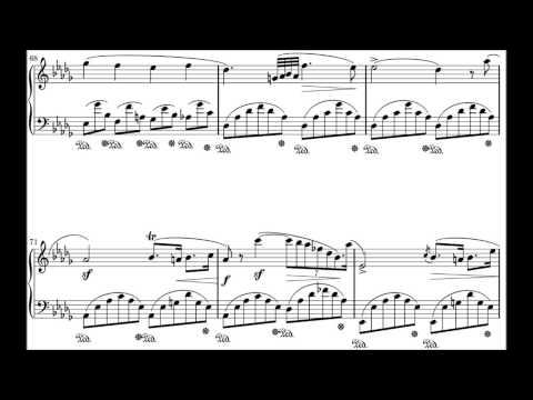 ショパン 幻想即興曲　Op.66　左手パート１／２倍速