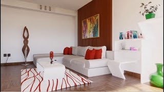 Blender 2.8 Eevee archviz animation | Modern Living Room