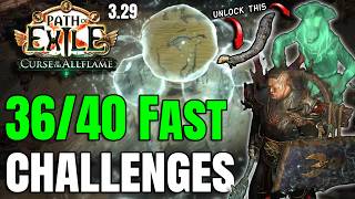 PoE 3.29 Curse of the Allflame 36/40 Challenge Guide - Unlock Every Exclusive Cosmetic