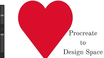 How to upload your drawings from procreate to design space