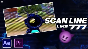 Scan Line + Bounce Shake Effect Like 777 | In Just 2 Min