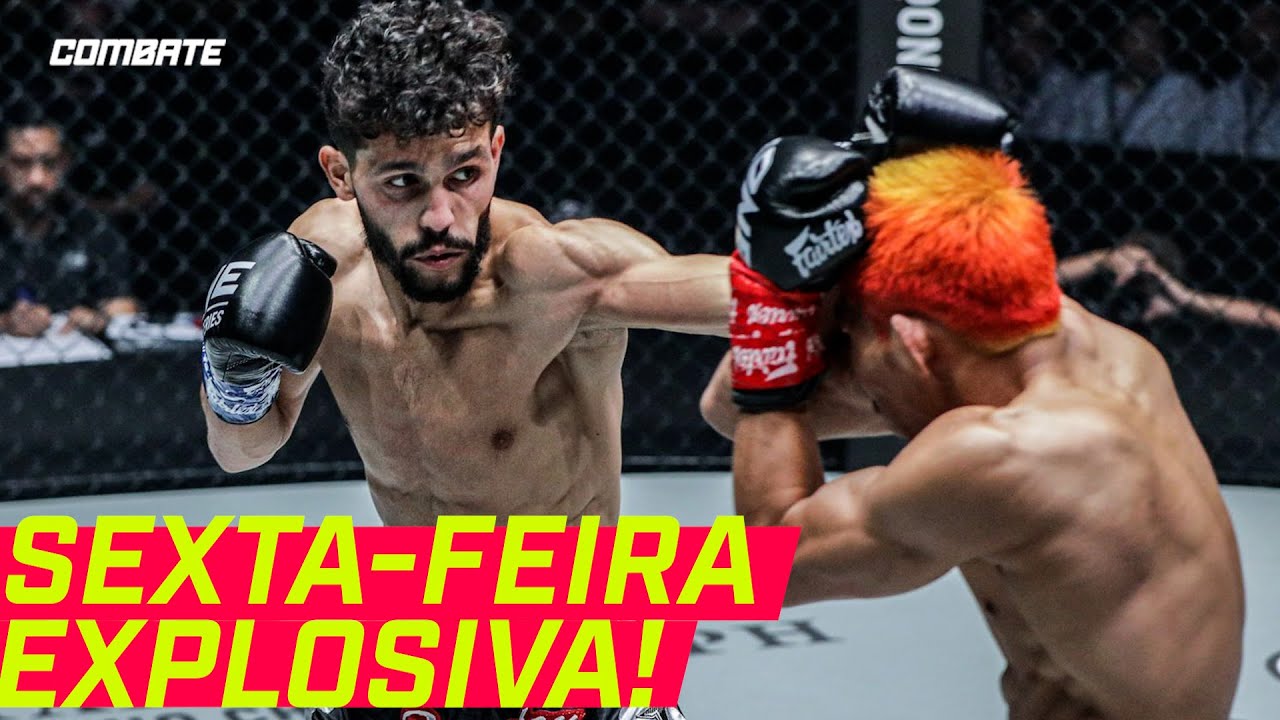 ONE FRIDAY FIGHTS 6: NOCAUTES BRUTAIS E MUITAS REVIRAVOLTAS | MELHORES MOMENTOS | Combate.globo