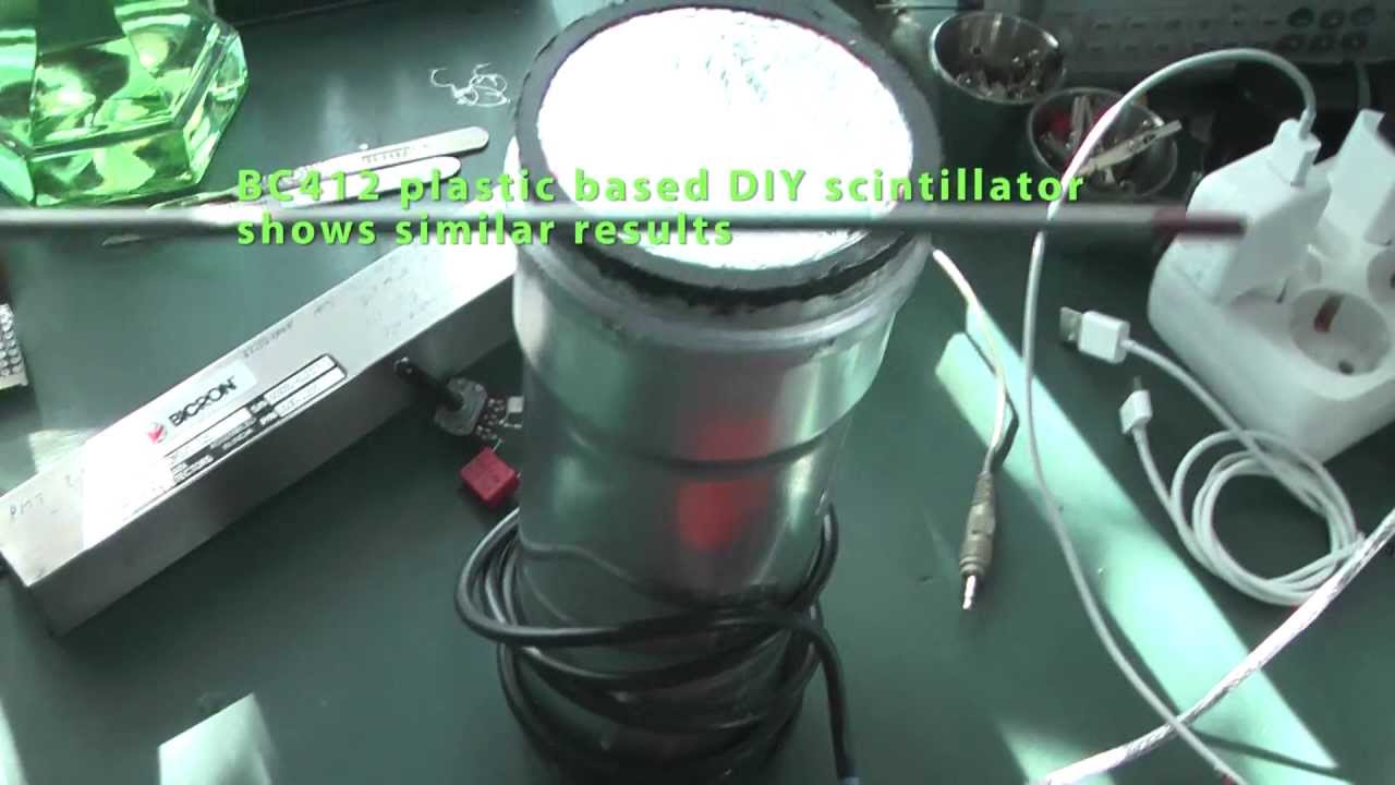 Radioactive welding rod. Gamma spectrometry identifies radioactive