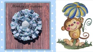 #makeitlikeMichele | How to Make a Winter Flower Wreath | Ribbon Craft