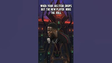 When your BIS item drops but the new player wins the roll #wow #worldofwarcraft #warcraft