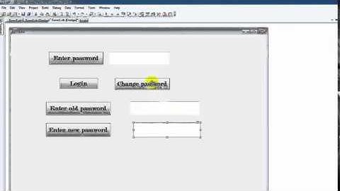 Login with change password Visual Basic Tamil tutorial   YouTube