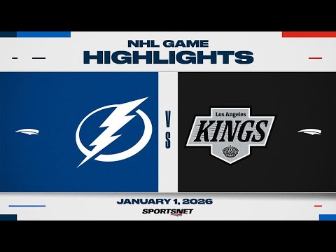 NHL Highlights Lightning Vs Kings January 1 2026 