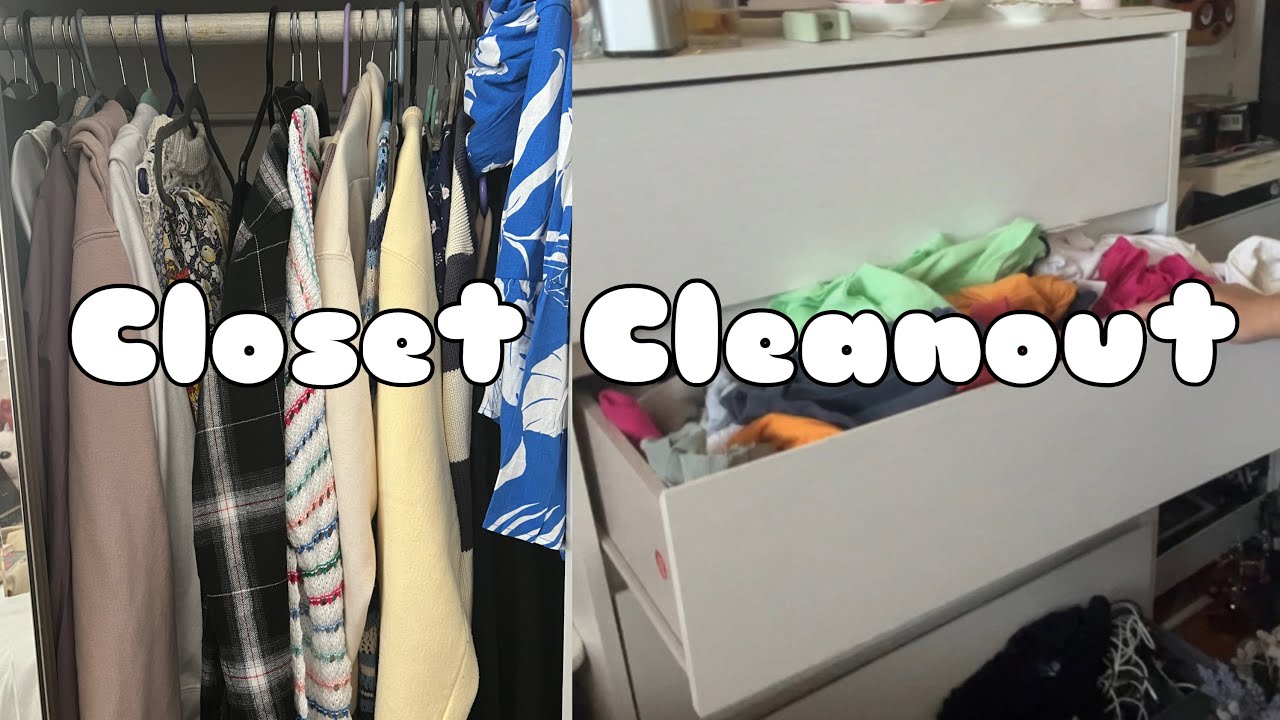 Closet Cleanout - YouTube