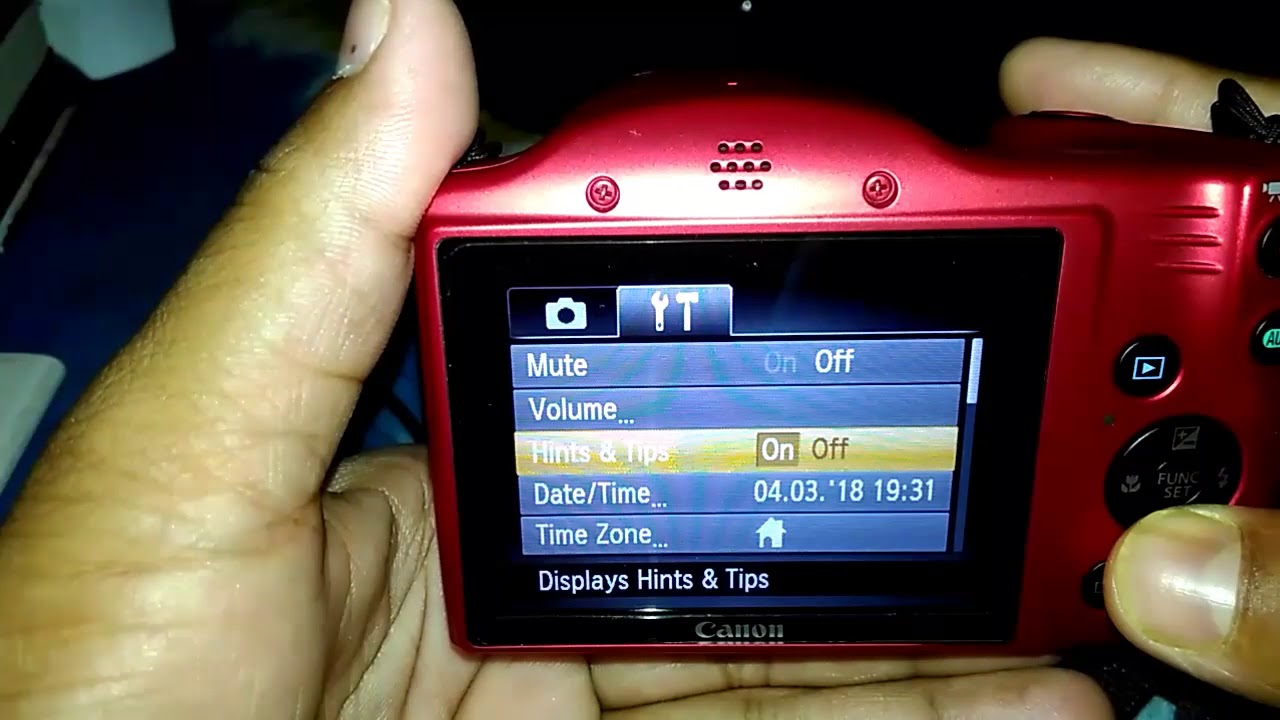 ALL SETTINGS OF CANON SX400IS IN DETAILS - YouTube