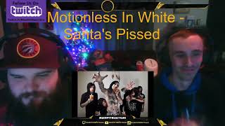 Motionless In White - Santa's Pissed | Merry Christmas, Happy Holidays Mosh Pit Family! {Reaction}