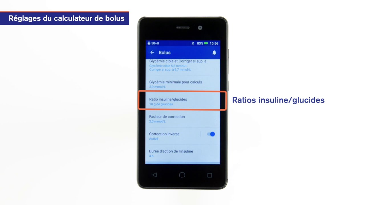 Formation sur la pompe à insuline Omnipod DASH® – Modifier les réglages du calculateur de bolus