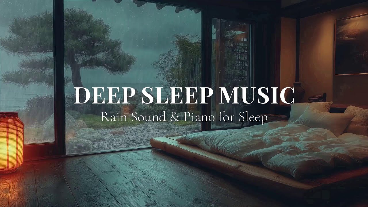 Peaceful Rain Night — Soft Piano Music for Restful Sleep and Calm Mind