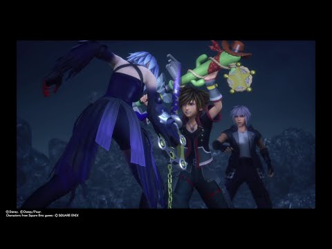 【KH3】031 ソラ vs アンチ・アクア→ソラがアクアを救出（闇の海岸）