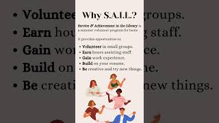 Ocean County Library Summer Volunteer Program: S.A.I.L. 2025