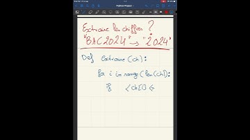 #Python extraire les chiffres d’une chaine de caractères
