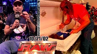 WWE RAW - October 21, 2002 Full Breakdown - Katie Vick - Bischoff Introduces Elimination Chamber