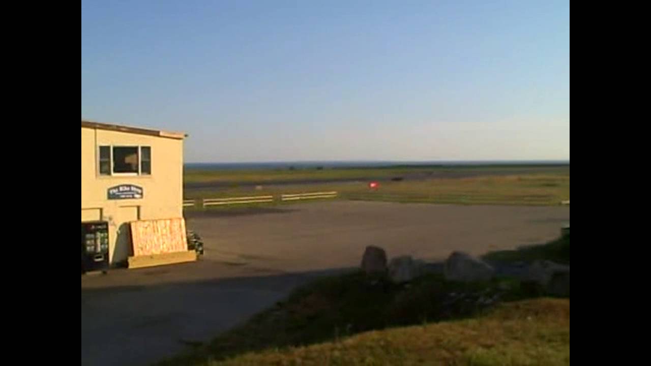 Airplane Taking Off From Elizabeth Field Airport Fishers Island, NY
