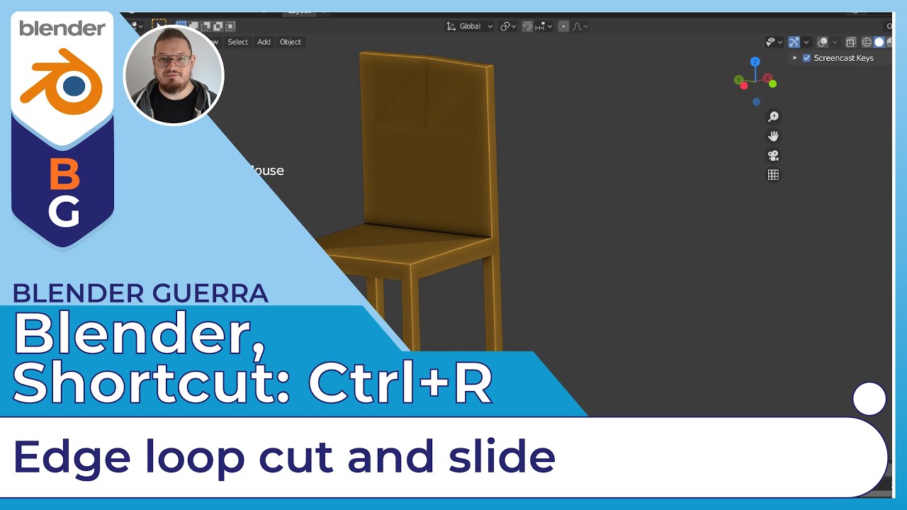 Blender i Loop ctrl R