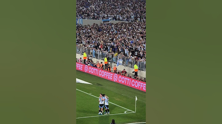 MESSI MARCÓ EL 1 A 0 ANTE BOLIVIA Y ASÍ LO FESTEJÓ EL MONUMENTAL