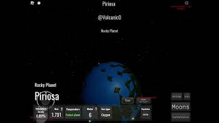 Getting Life and making a cool planet in Planet Forge Roblox