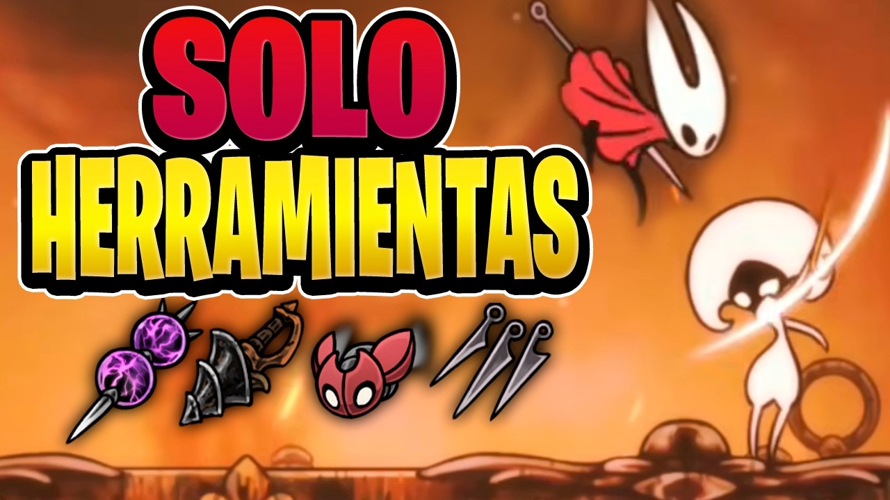 Juego al Silksong pero SOLO USO HERRAMIENTAS