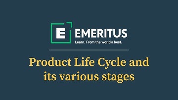 Product Life Cycle and its Various Stages | Product Management | Emeritus India
