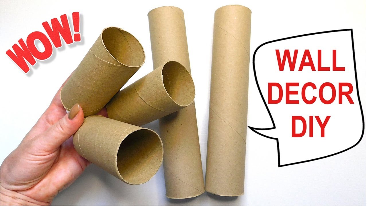 I Cut Paper Rolls and I Did It 🤩 5 Recycling DIY Ideas ♻️ Easy Paper Wall Hanging Crafts