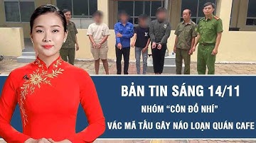 Sáng 14/11: Nhóm “côn đồ nhí” vác mã tấu điên cuồng đập phá quán cafe, khách hoảng loạn tháo chạy