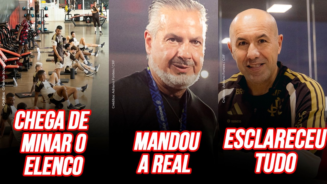CHEGA DE MIMAR O ELENCO DO FLAMENGO | JOSÉ BOTO MANDOU A REAL PARA OS JOGADORES | JARDIM APRESENTADO