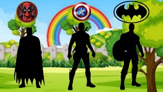 🎇 Guess the Shadowed Hero! 🔥🕶️ | Can You Identify Them by Logo? 🎯🤯 screenshot 3