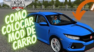 como colocar mod de carros no bus simulator indonésia , mod de carro bussid aprenda a colocar