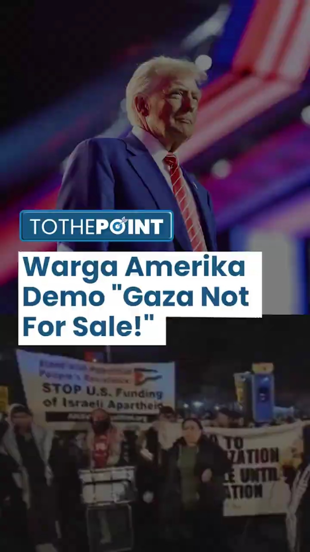 Trump Sebut akan Ambil Alih Gaza, Warga Amerika Langsung Demo di Washington DC: Gaza Not For Sale!