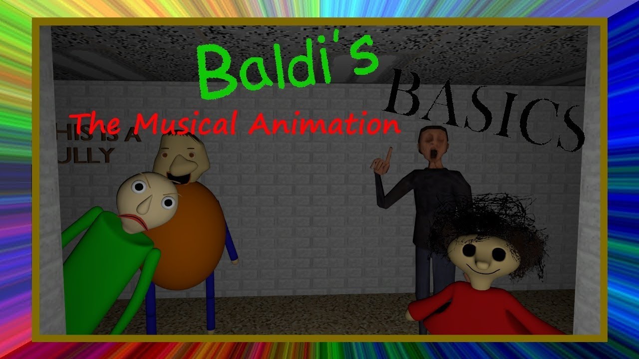 Песни baldi. Baldi Basics Musical. SFM BBIEAL Baldi's Basics the Musical. Baldi s Basics Musical. Baldi s Basic Voice.