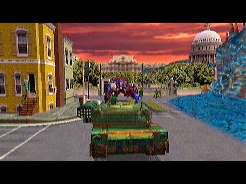 Alien Front ONLINE (2001) ALL ARMY & ALIEN VEHICLES GAMEPLAY (SEGA Dreamcast) iPlaySEGA