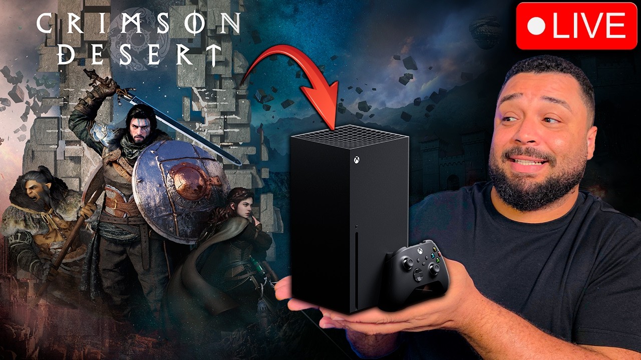 🔴 TESTANDO A NOVA ATUALIZAÇÃO DE CRIMSON DESERT - Xbox Series X e PC ...
