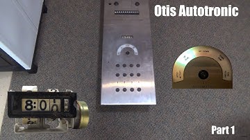 Otis Autotronic Annunciator Project Part 1 - Overview, Repairs, and Basic Wiring