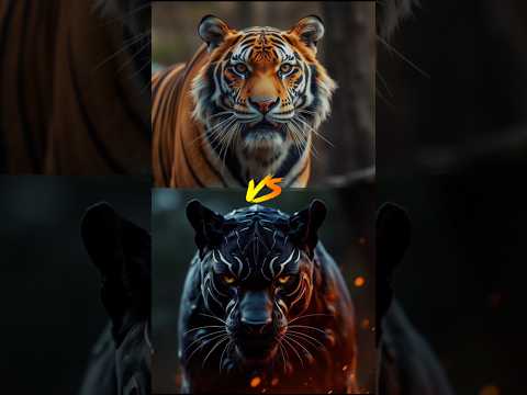 Tiger vs wild_animal (tiger, black Panther, leopard, crocodile, wild boar, bear, T-Rex dinosaur)