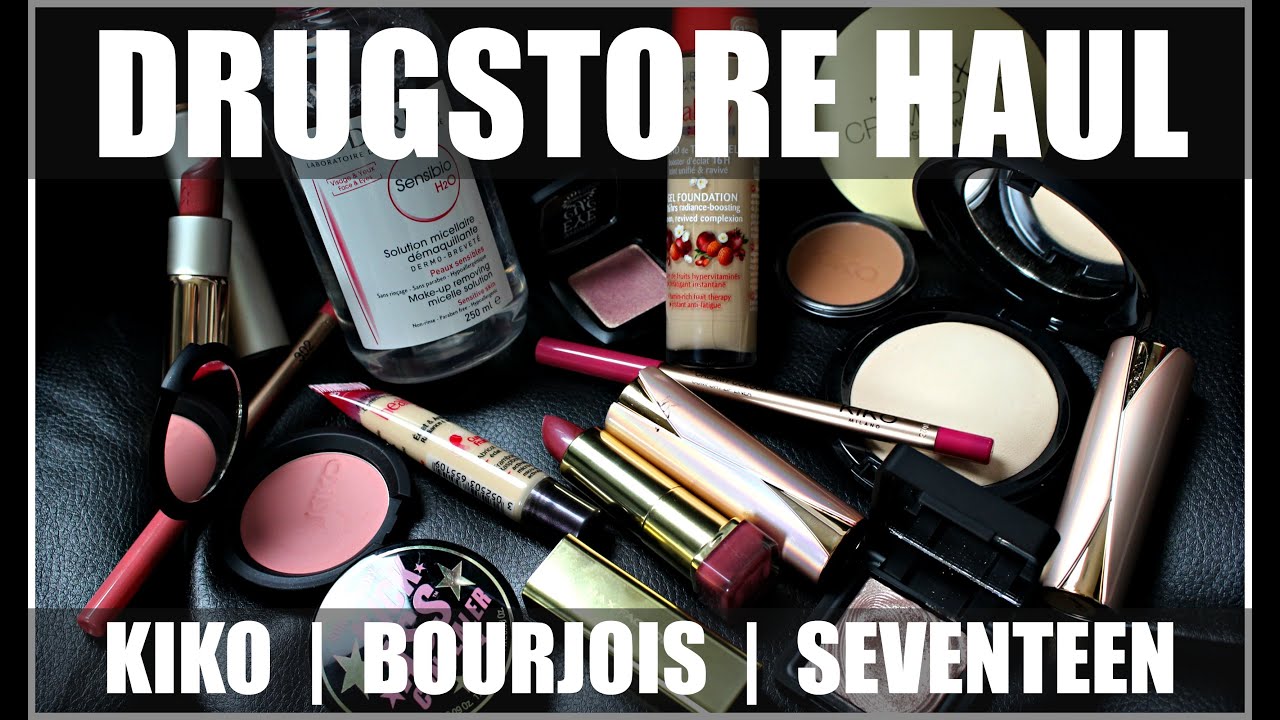 UK DRUGSTORE HAUL 2016 | Kiko, Bourjois, Seventeen, & More!