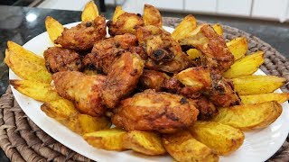 FRANGO COM BATATAS NA AIR FRYER I SUPER CROCANTE