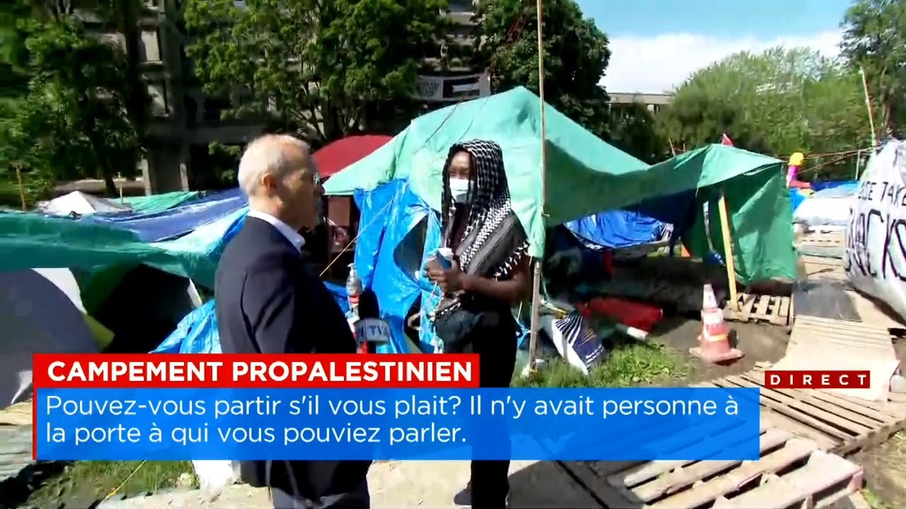 Campement propalestinien: 15 arrestations après une intervention à McGill - Explications, 10h