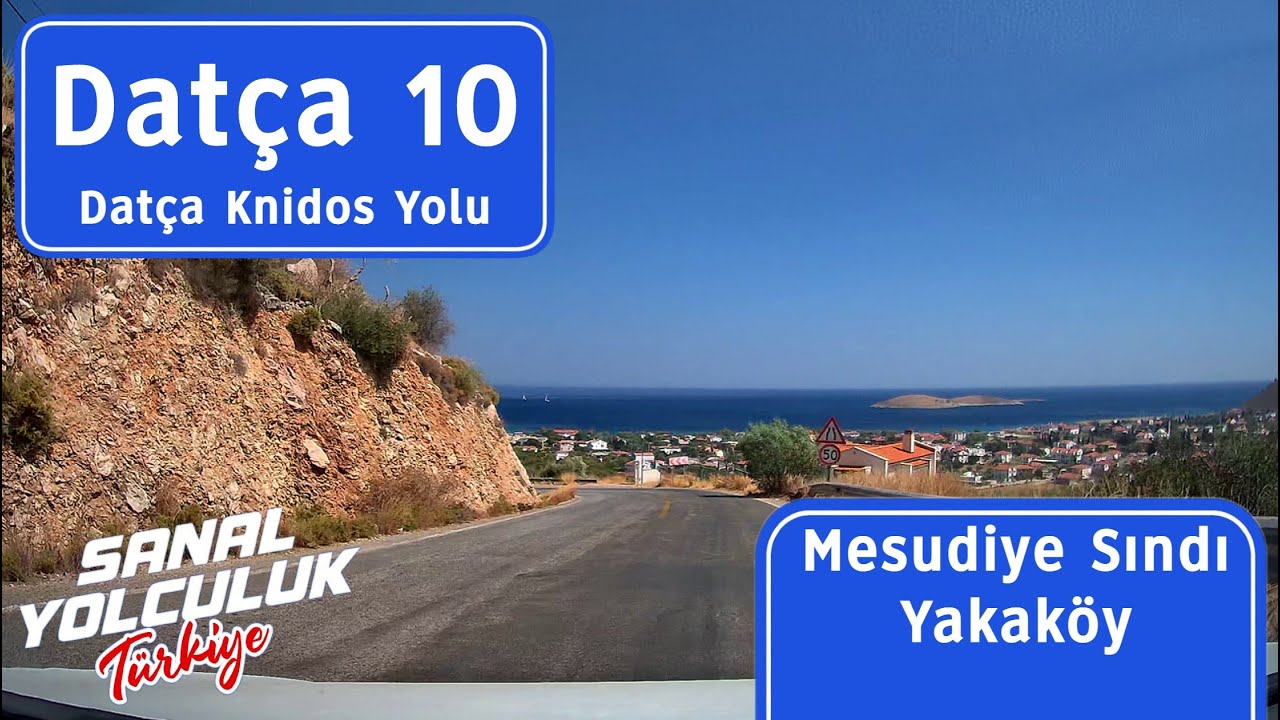Datça 10: Datça Knidos Yolu - Mesudiye Sapağı'ndan Sındı, Yakaköy, Palamutbükü