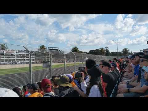F1 Melbourne 2022 Starting Lap - Waite Stand Row F Seat 32 | SOUND ON