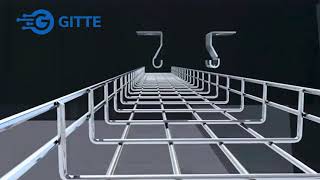 Wire Mesh Cable Tray Installation