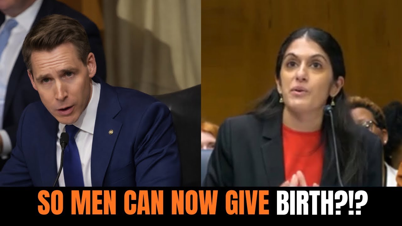 🔥Josh Hawley EXPOSES Gender Ideology in Senate Hearing | Can Men Get Pregnant?