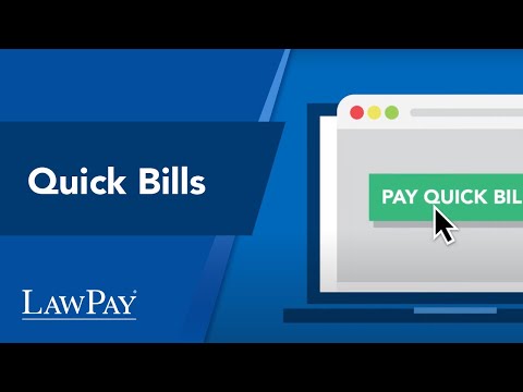 Quick Bills | LawPay Features